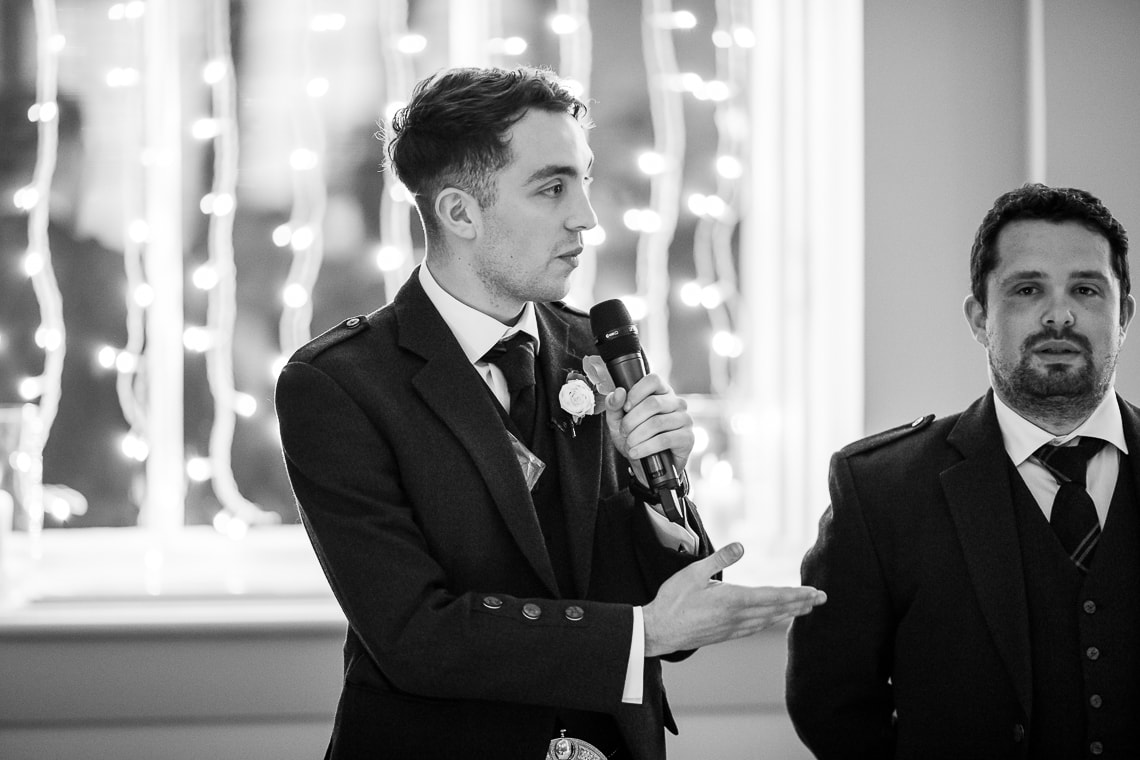 best man speech in the King's Hall