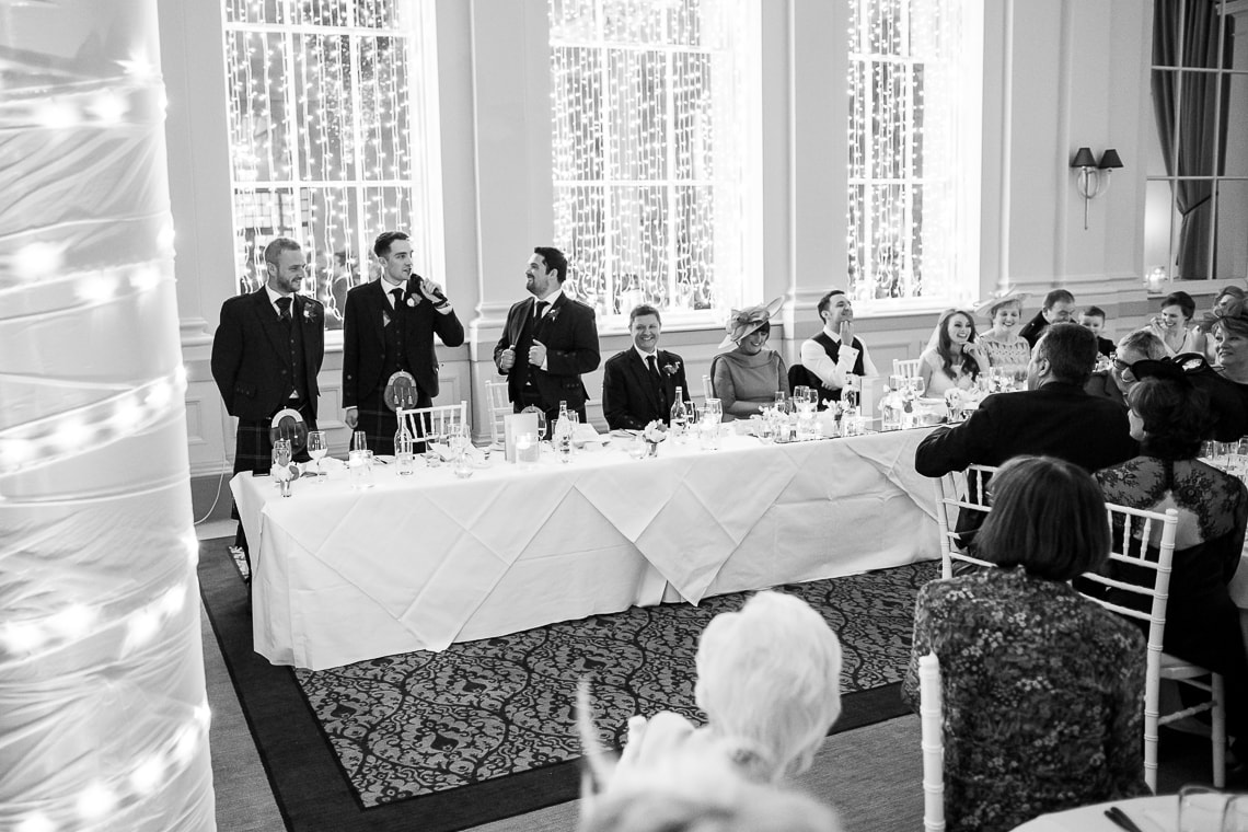 best men speech in the King's Hall