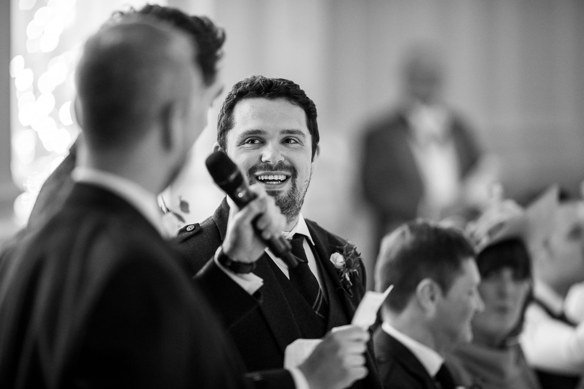 best men speech in the King's Hall