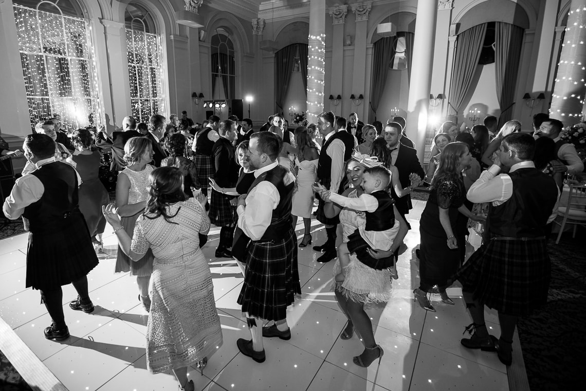 evening reception dancing in the King's Hall