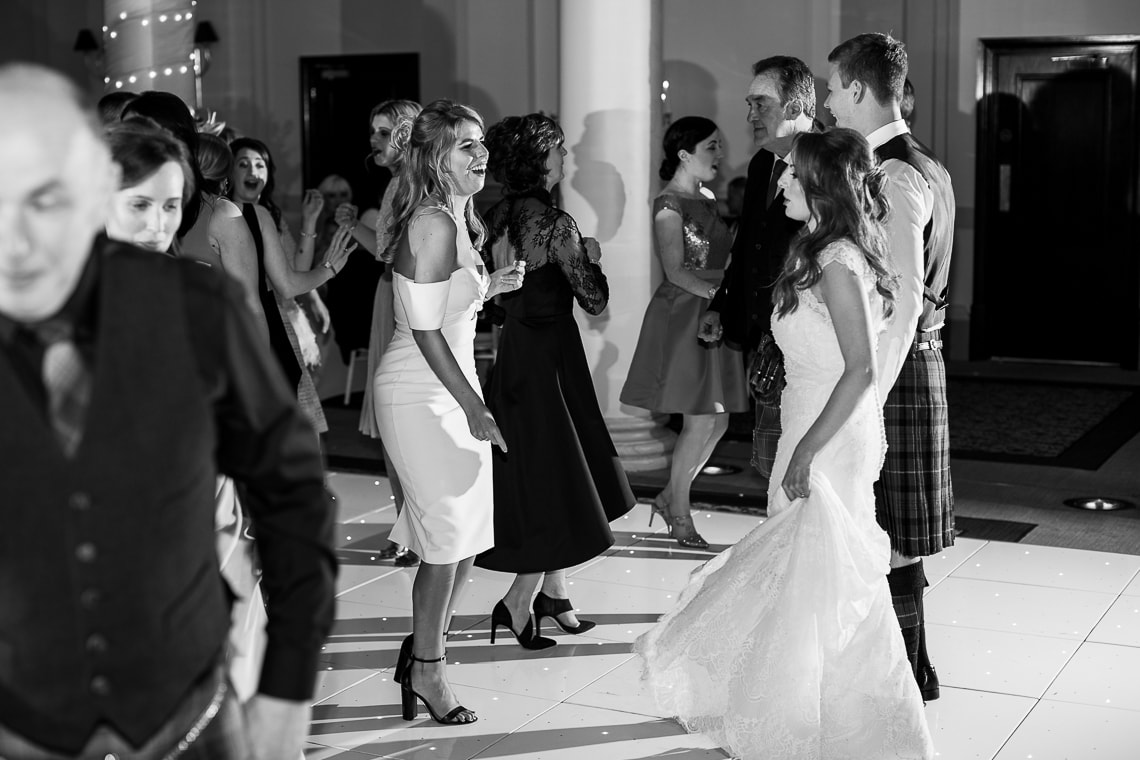 evening reception dancing in the King's Hall