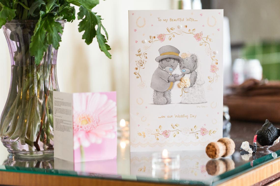 wedding congratulations greetings card