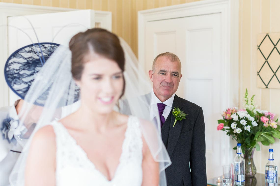 Father of the bride first look