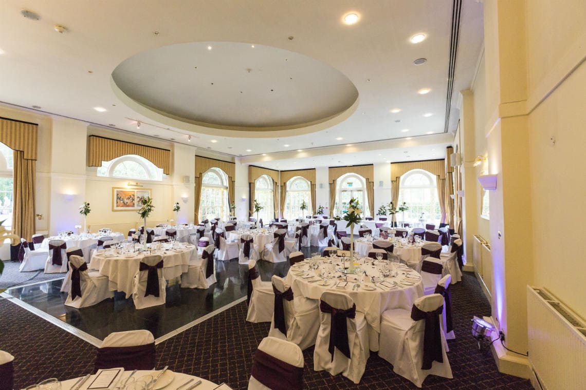 The Ballroom wide angle photo view from the rear