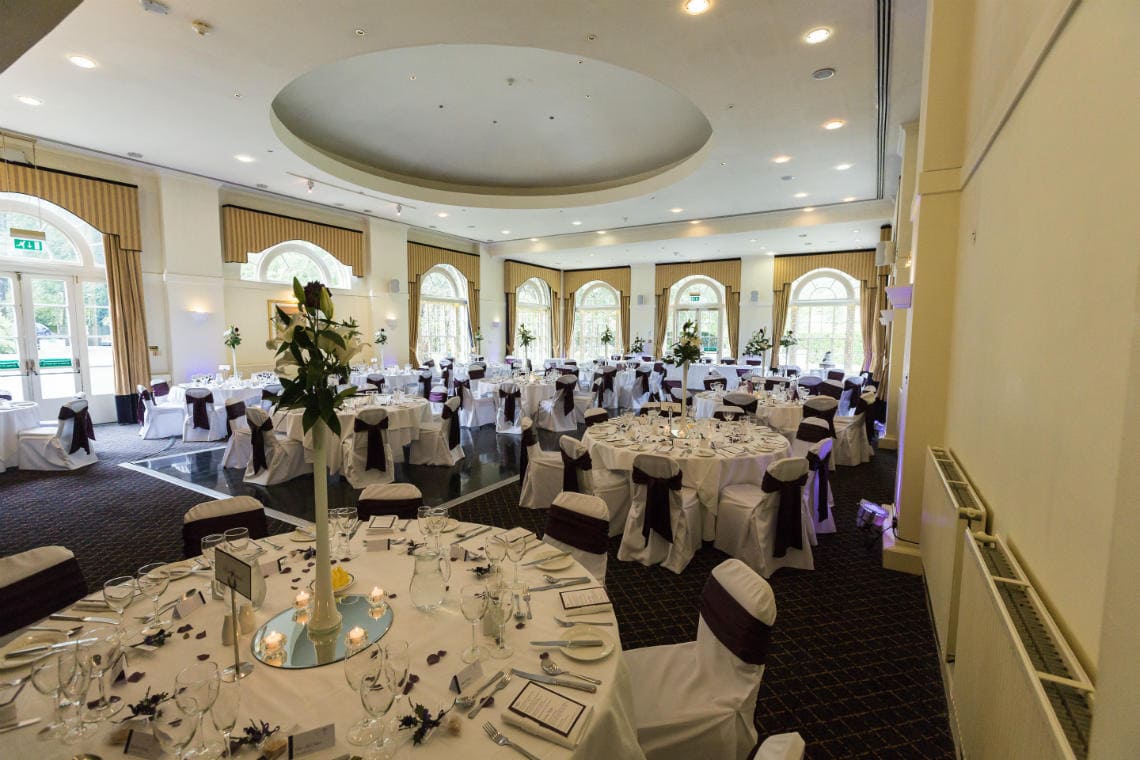 The Ballroom wide angle photo view from the rear