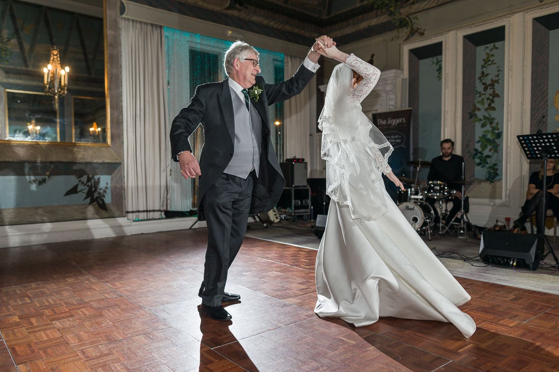 bride and her father dance