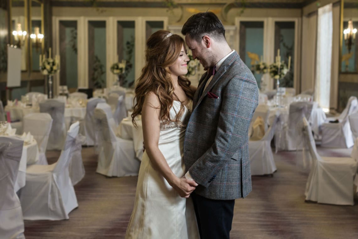 Waldorf Astoria The Caledonian Photographer - Holly and David in The Castle Suite. One of our top 20 wedding venues in Edinburgh